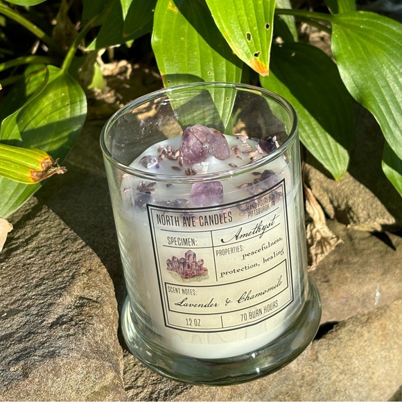 12oz. Lavender.& Chamomile Hand Poured Candle - Picture 8 of 10